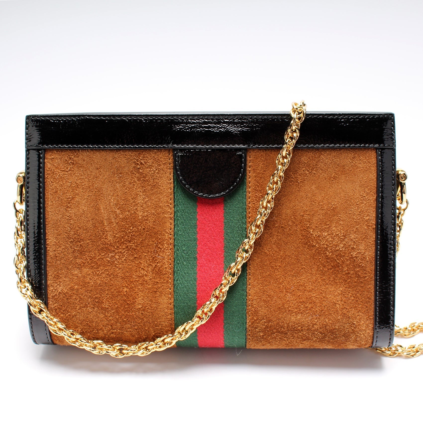 Gucci 503877 Ophidia Suede Shoulder Small Bag