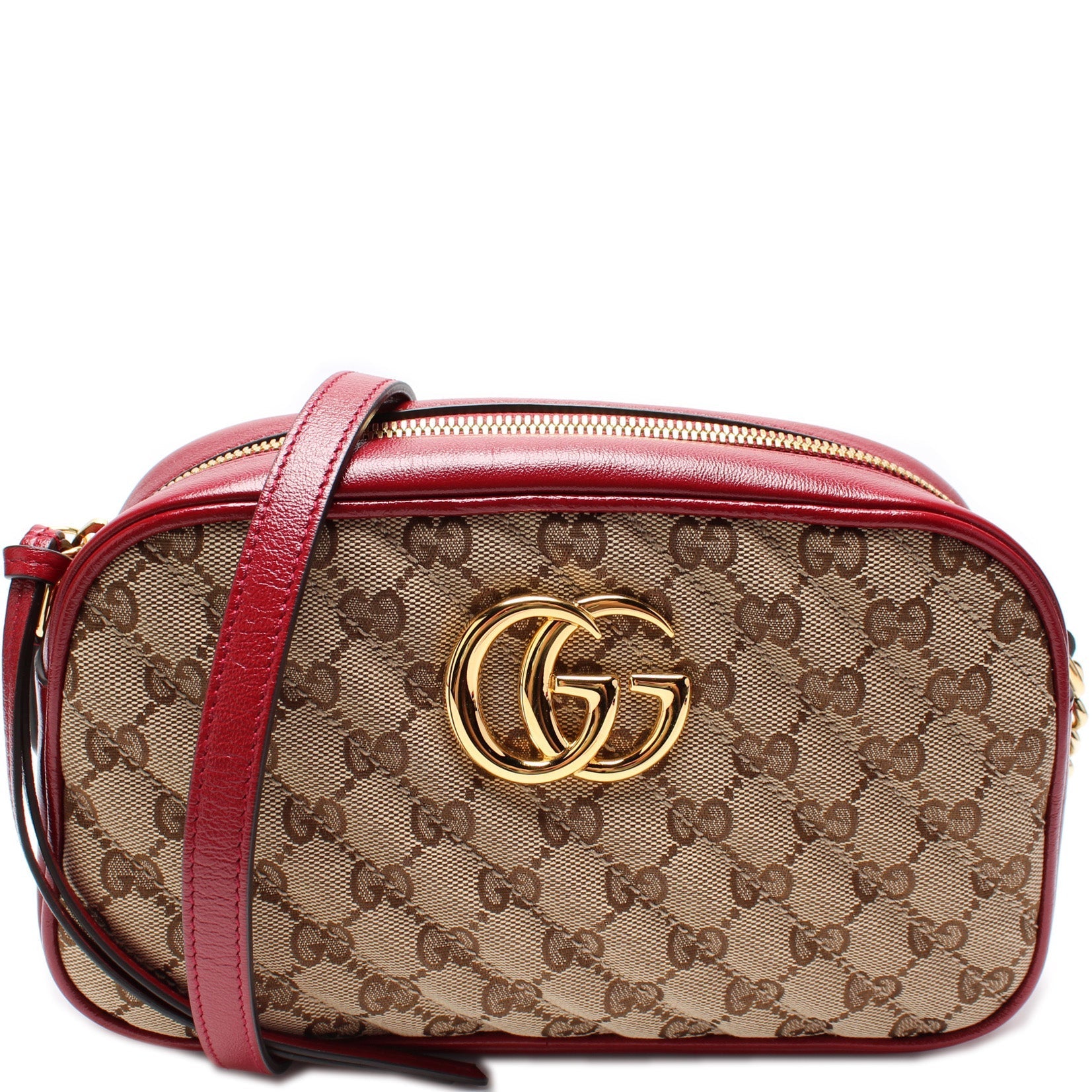 Gucci 447632 Marmont Small Canvas Camera Bag