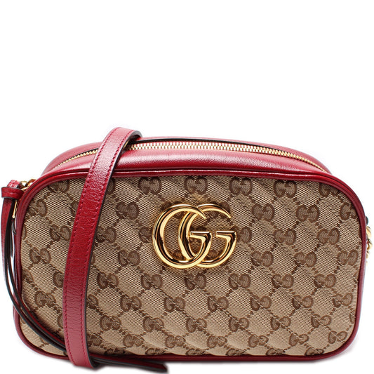 Gucci 447632 Marmont Small Canvas Camera Bag