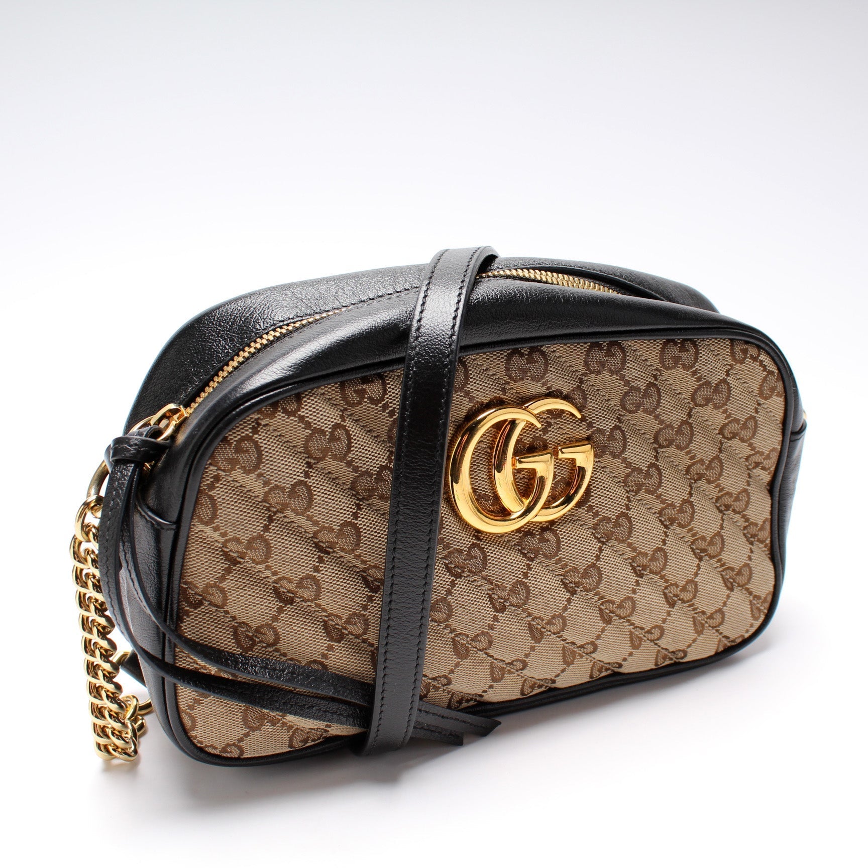 Gucci 447632 Marmont Small Canvas Camera Bag