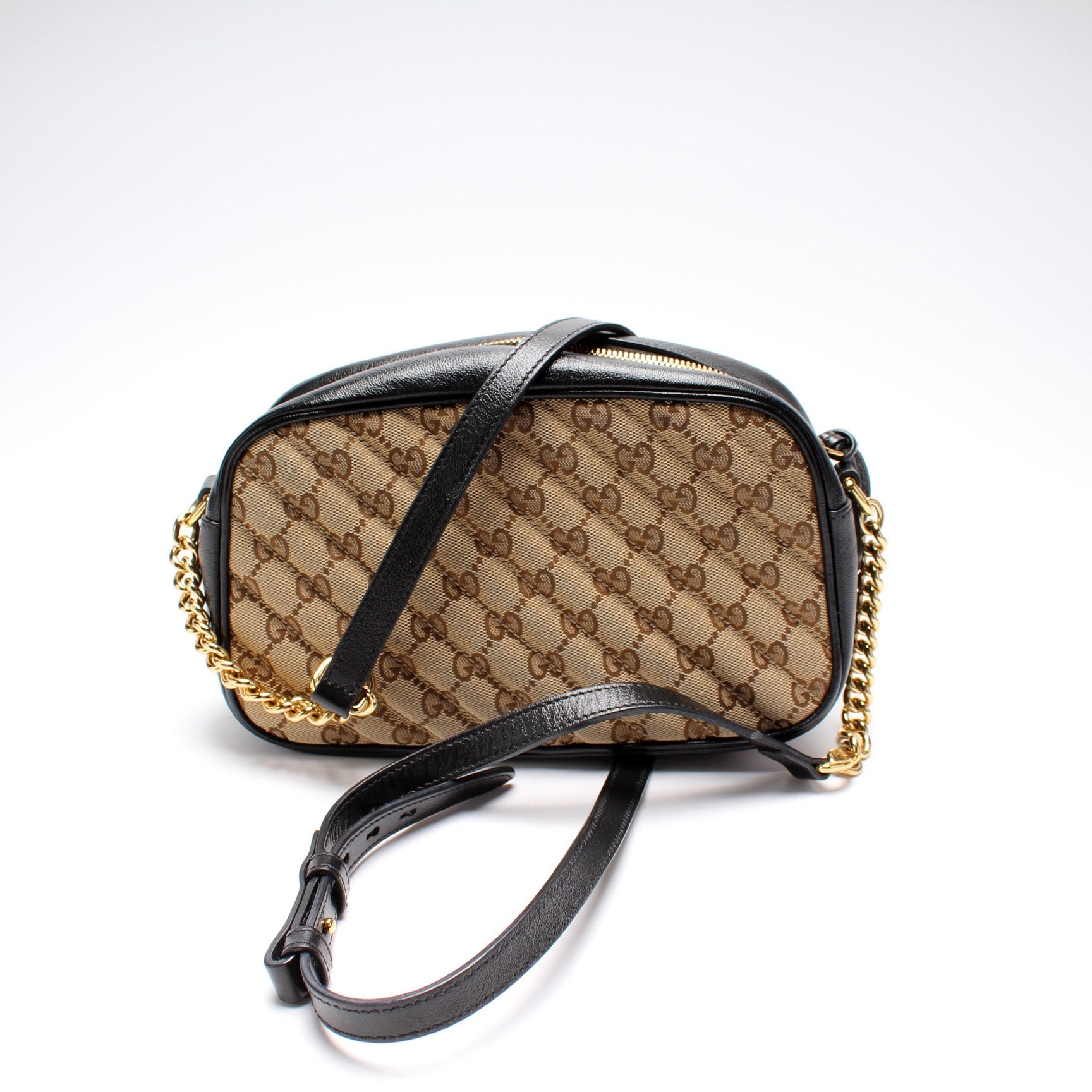 Gucci 447632 Marmont Small Canvas Camera Bag