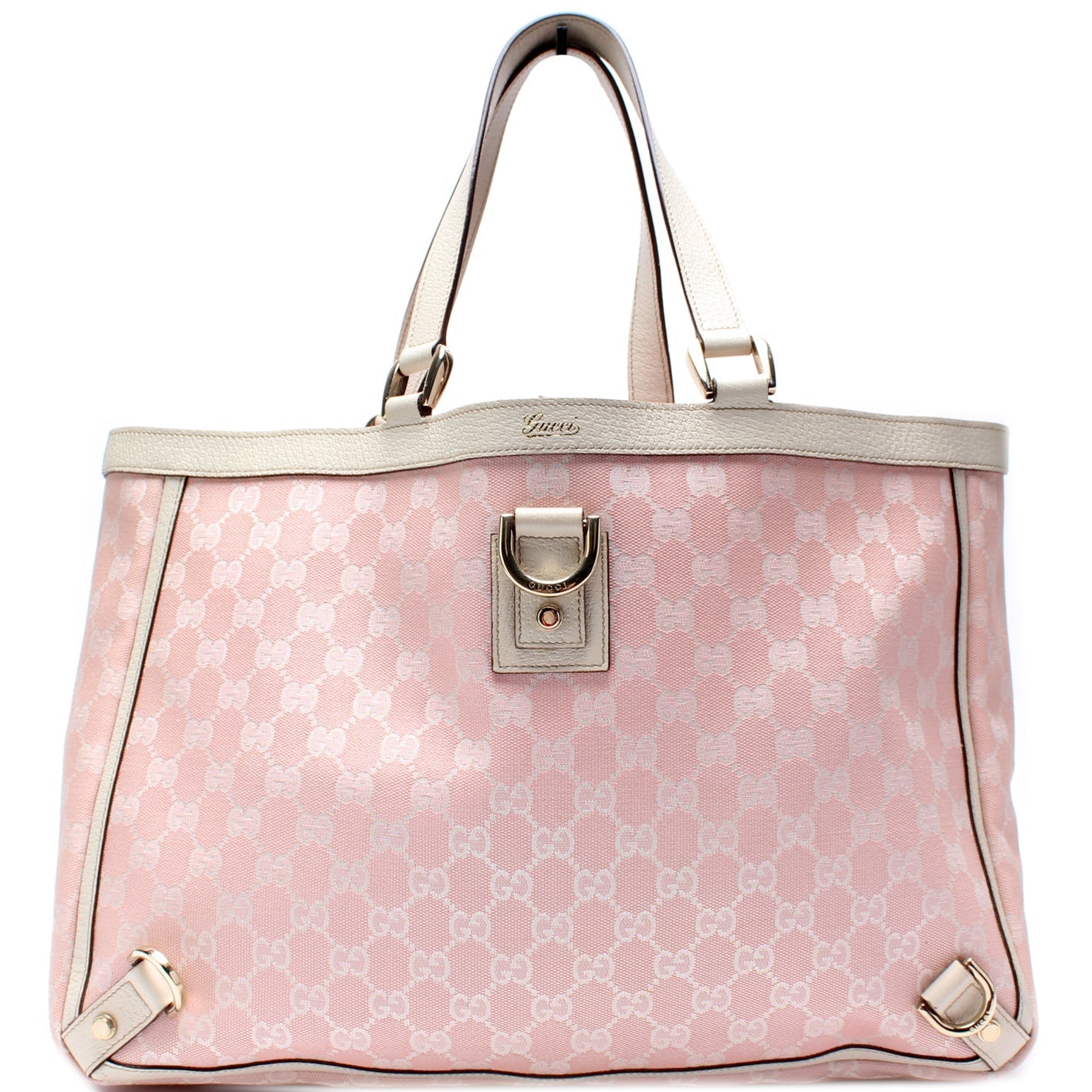 Gucci 141472 GG Canvas Abbey Tote Bag