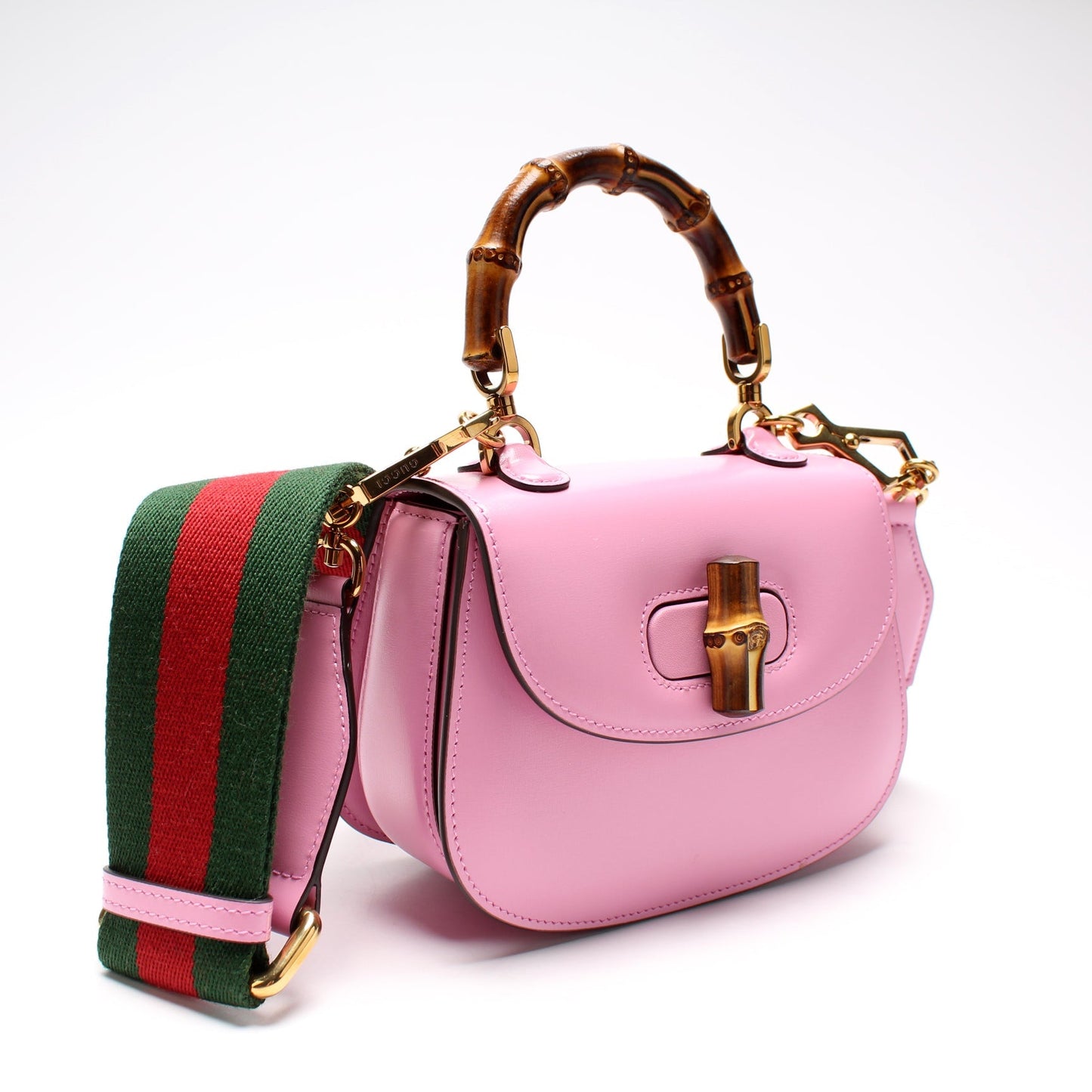 Gucci 636364 Bamboo 1947 Mini Top Handle Bag