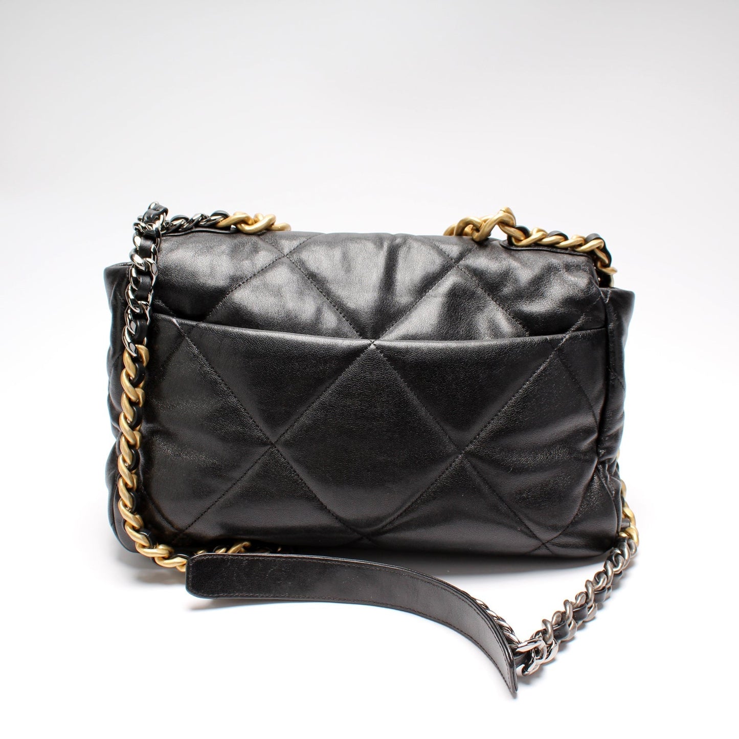 Chanel Quilted Goatskin 19Large Flap 29M Bag