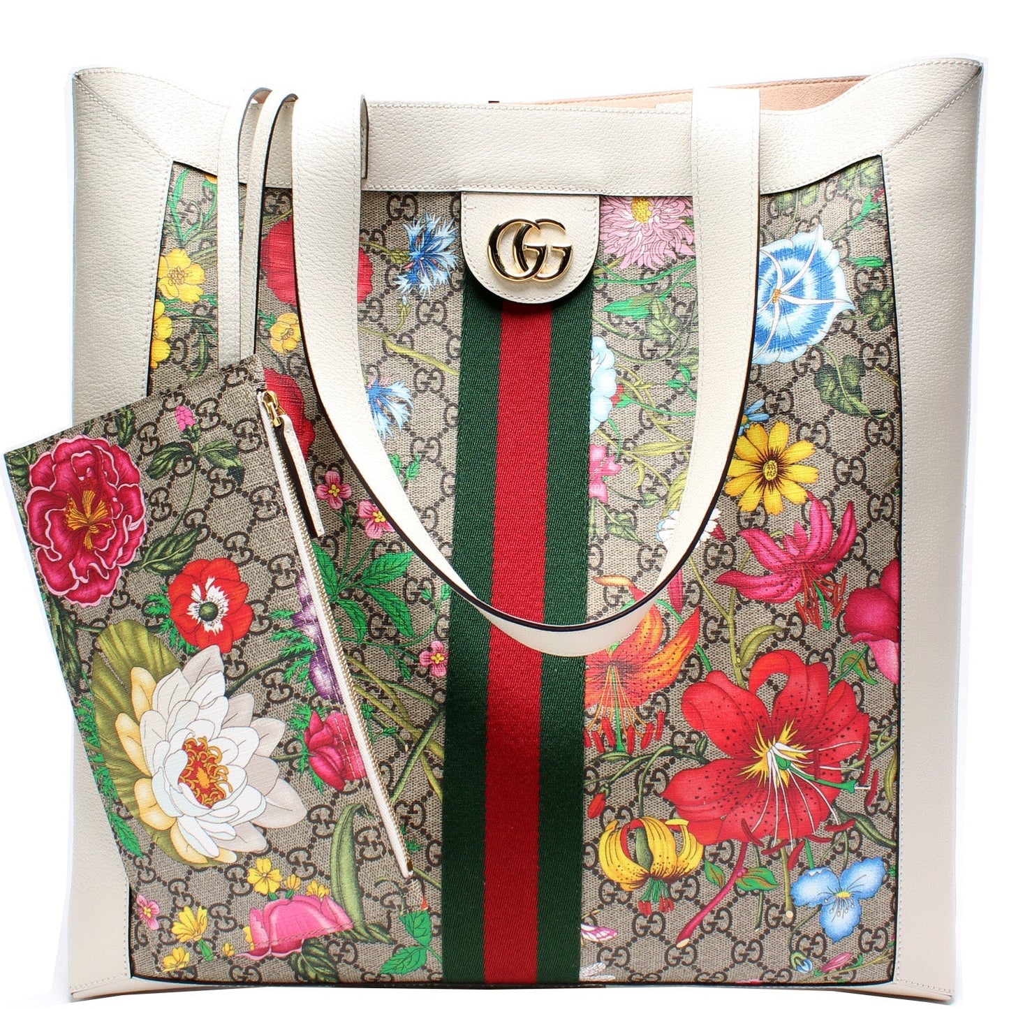 Gucci 519335 Ophidia Flora Soft Large Tote Bag
