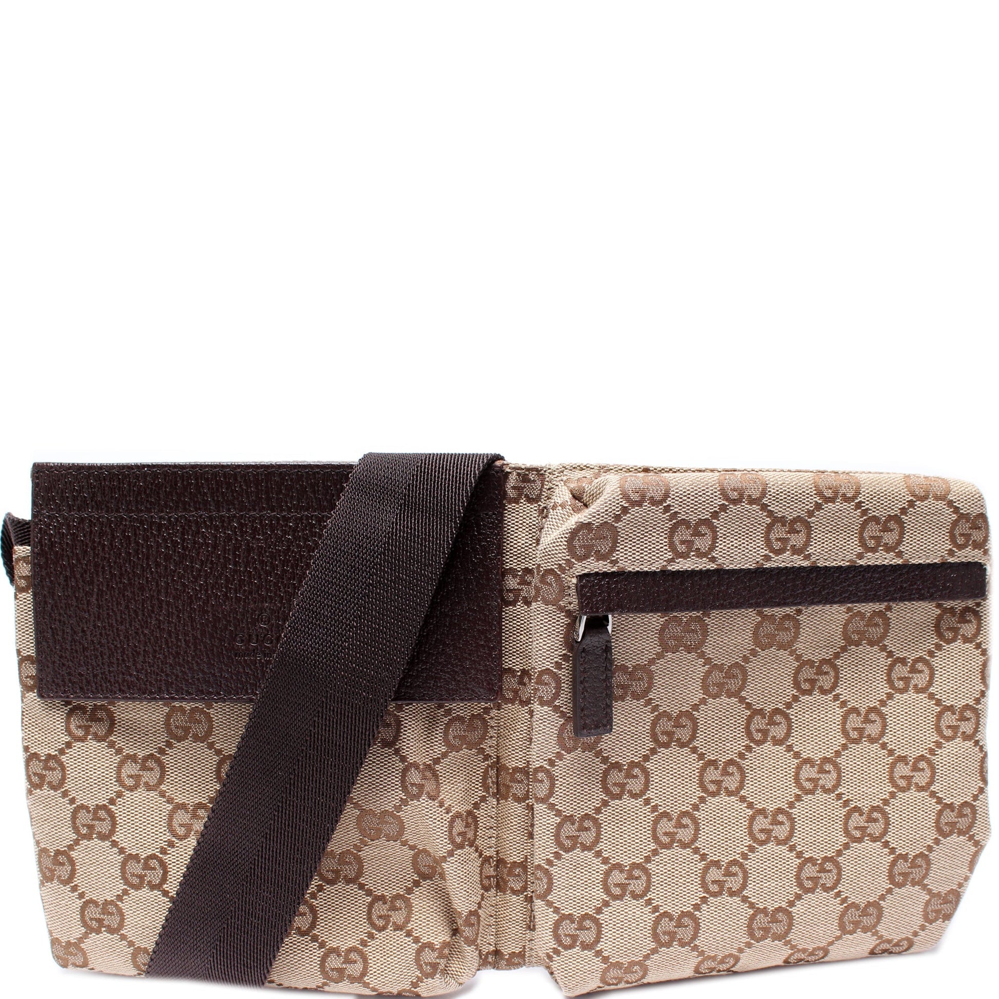 Gucci 28566 GG Canvas Waist Bag