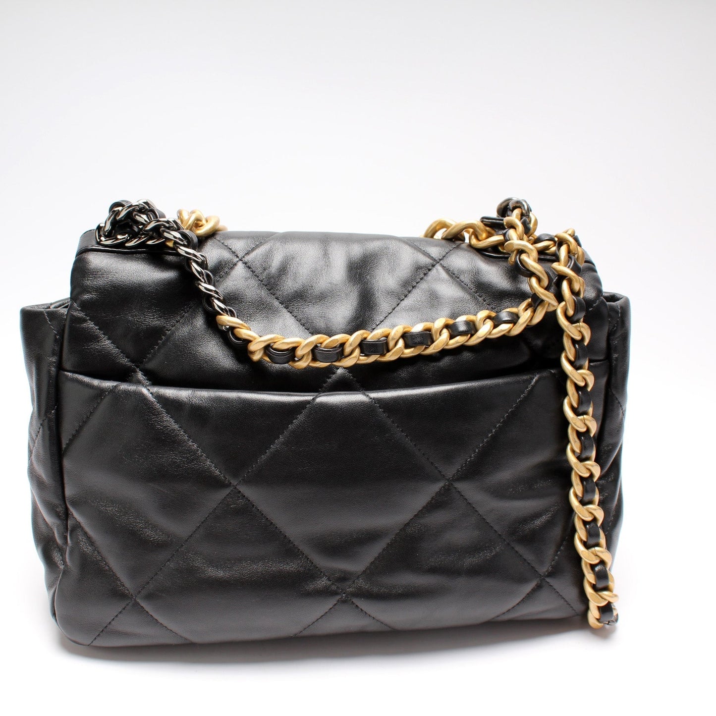 Chanel Quilted Goatskin 19 Large Flap 32M Bag