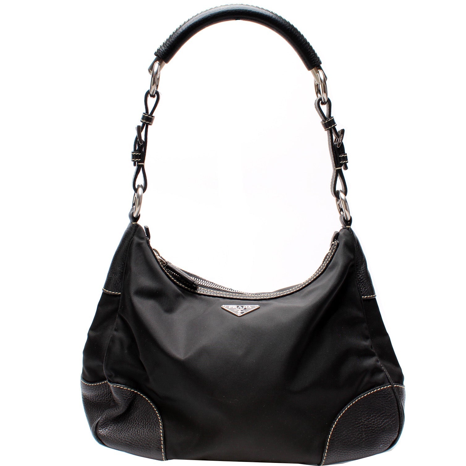 Prada Tessuto Nylon Hobo Bag