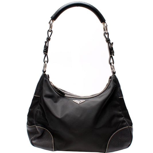 Prada Tessuto Nylon Hobo Bag