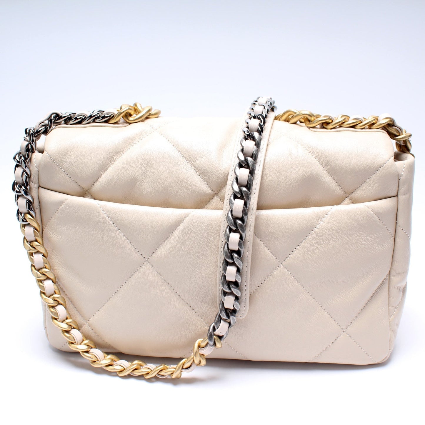 Chanel Quilted Goatskin 19 Large Flap 30M Bag