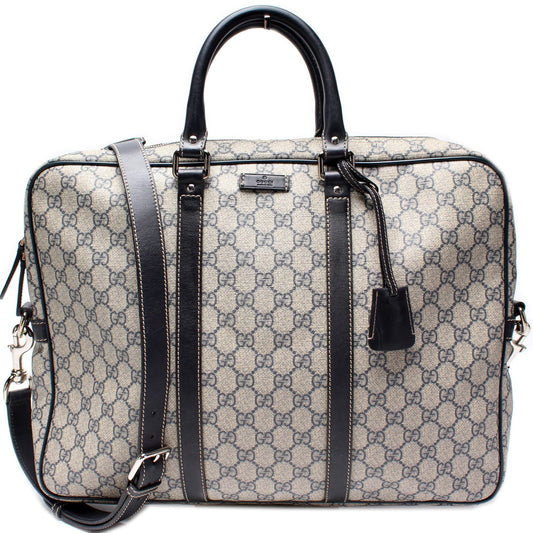 Gucci 208463 GG Supreme Briefcase Bag