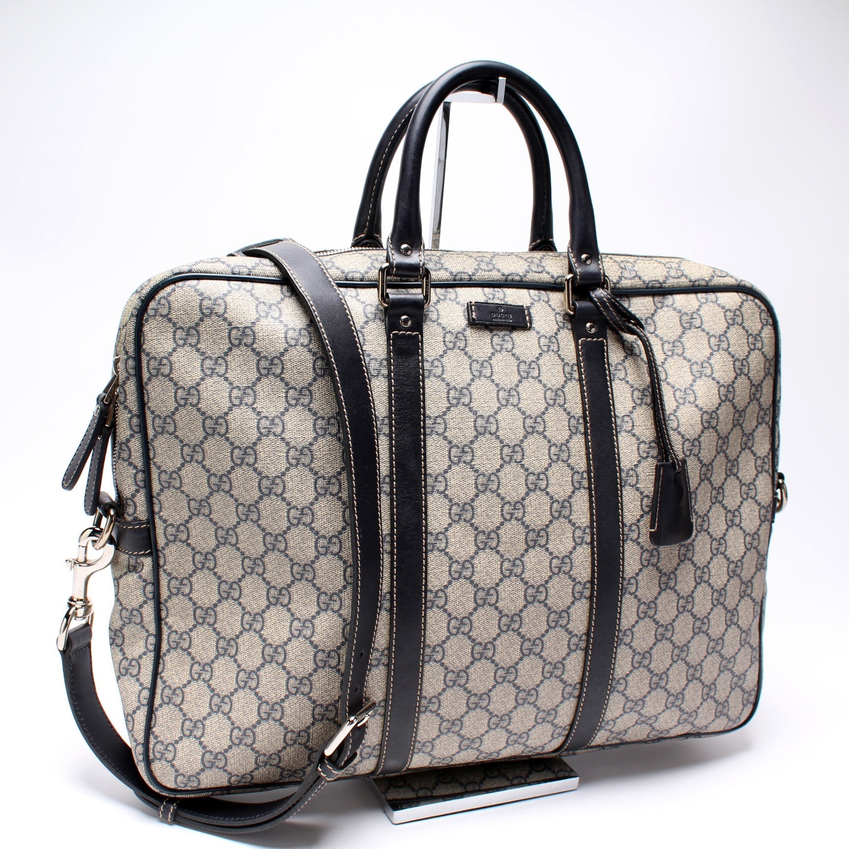 Gucci 208463 GG Supreme Briefcase Bag