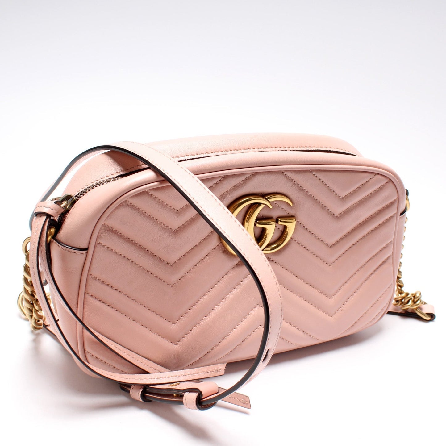 Gucci 447632 Marmont Small Leather Camera Bag