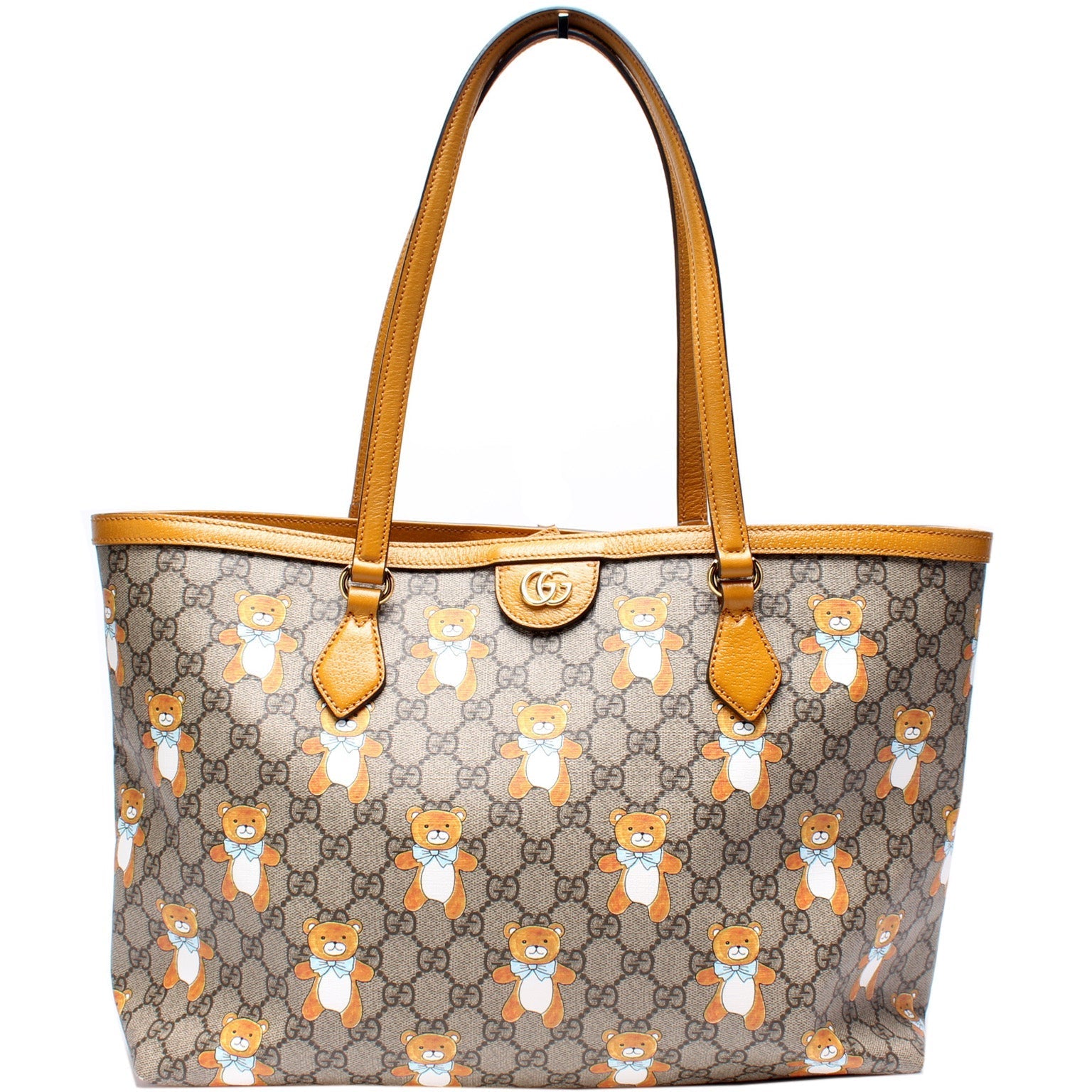 Gucci 631685 Ophidia Tote Exo Kai Teddy Bear Bag