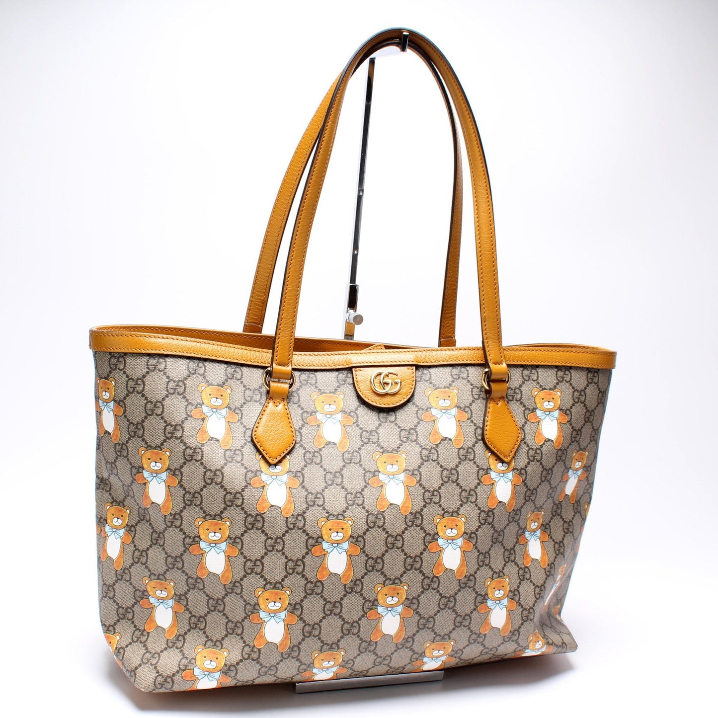 Gucci 631685 Ophidia Tote Exo Kai Teddy Bear Bag