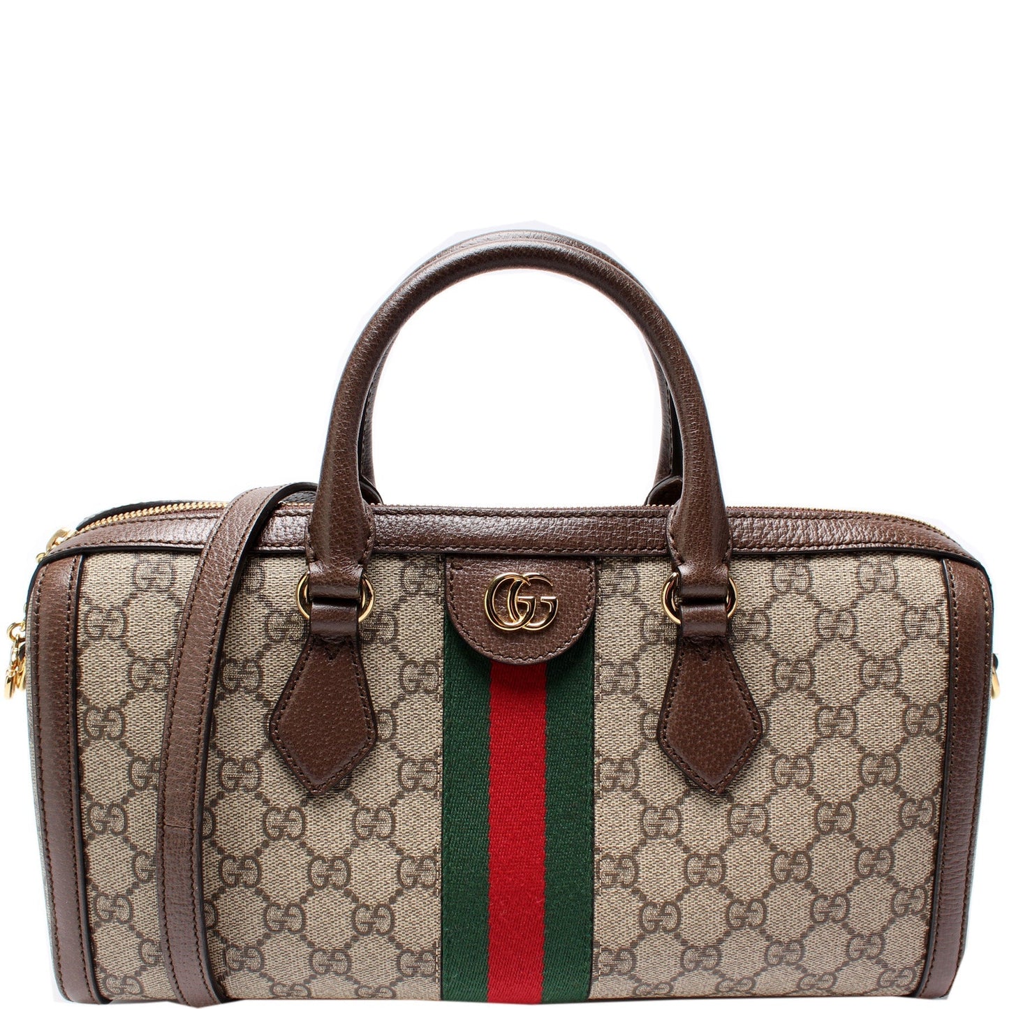 Gucci 524532 GG Supreme Ophidia Boston Medium Bag