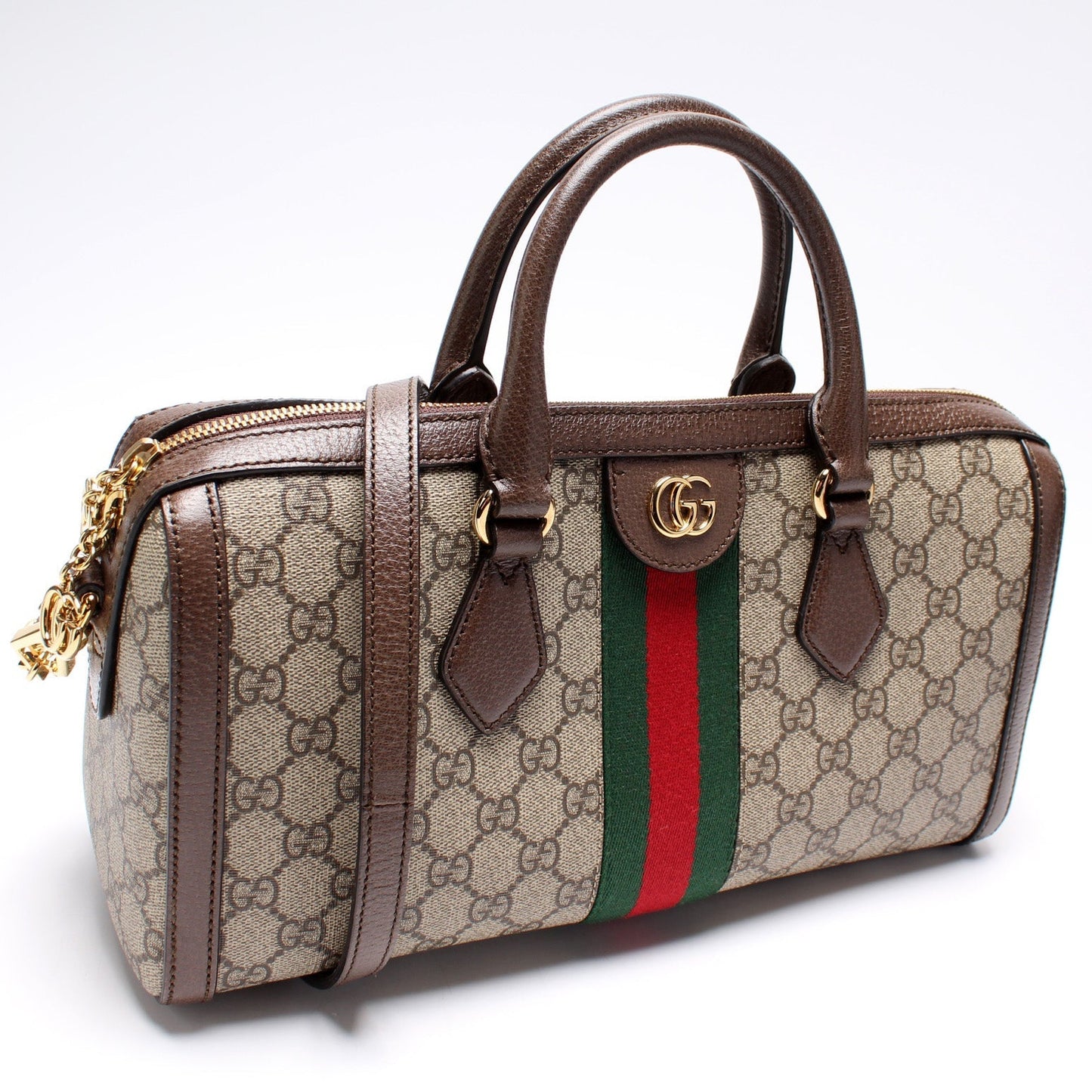 Gucci 524532 GG Supreme Ophidia Boston Medium Bag