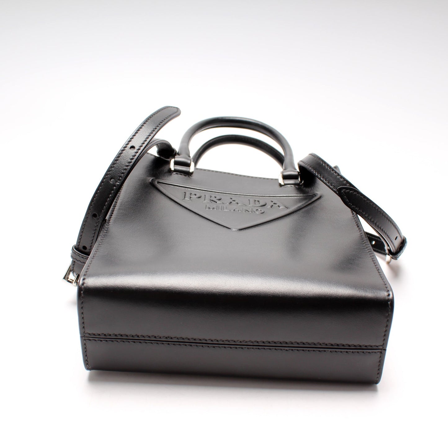 Prada 1BA333 Leather Small Handbag Bag