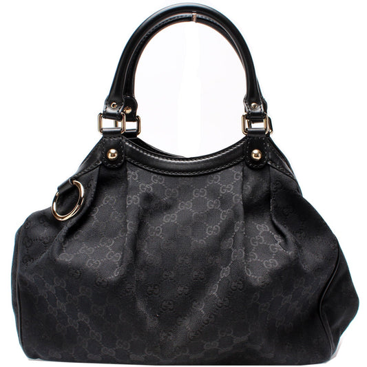 Gucci 211944 Sukey GG Canvas Medium Bag
