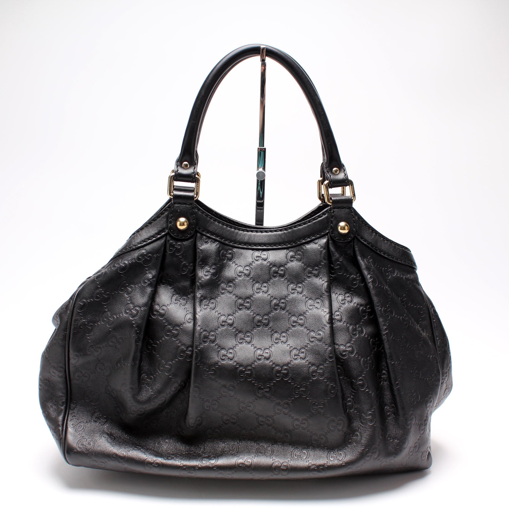 Gucci 211944 Sukey GG Leather Medium Bag