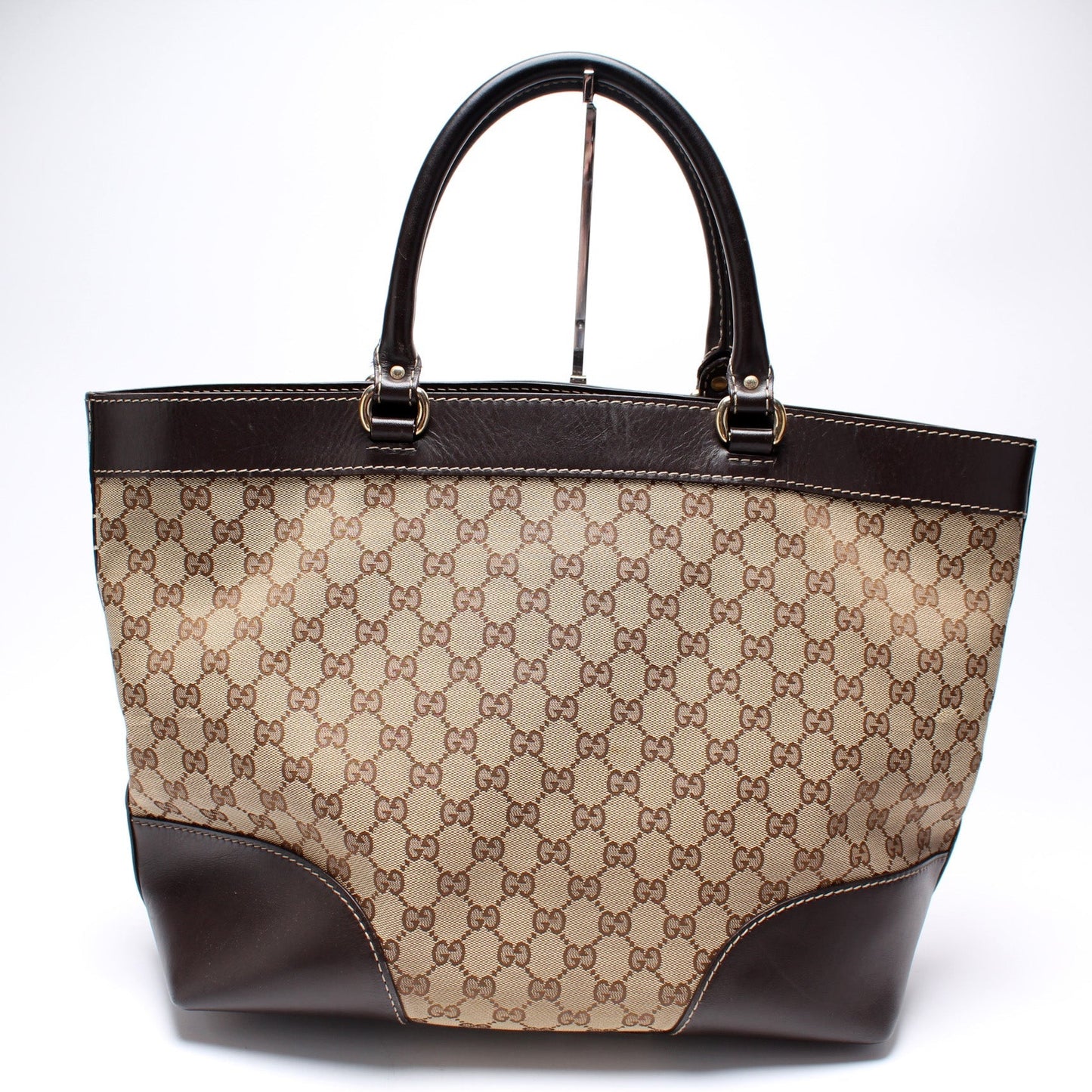 Gucci 257071 GG Canvas Lovely Heart Tote Bag