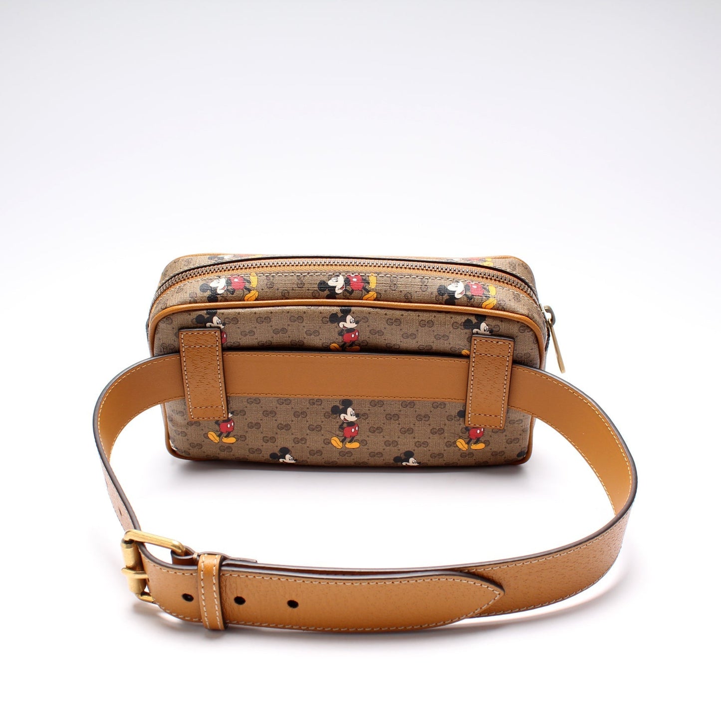 Gucci Leather Canvas Handbag