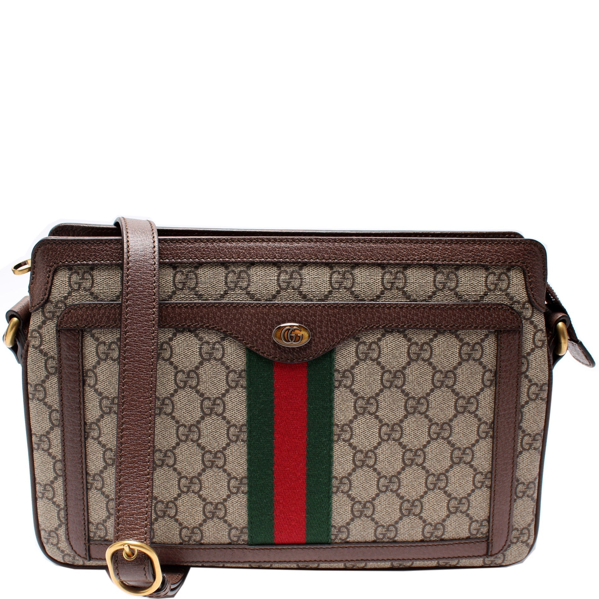 Gucci 523354 GG Supreme Ophidia Medium Shoulder Bag