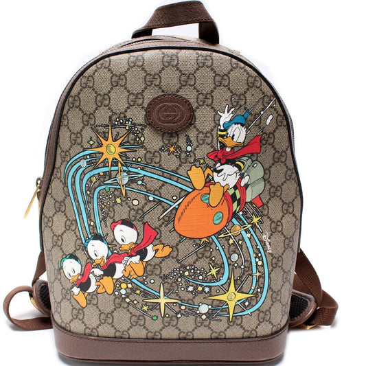 Gucci 552884 Disney X Donald Duck GG Supreme Backpack Small Bag