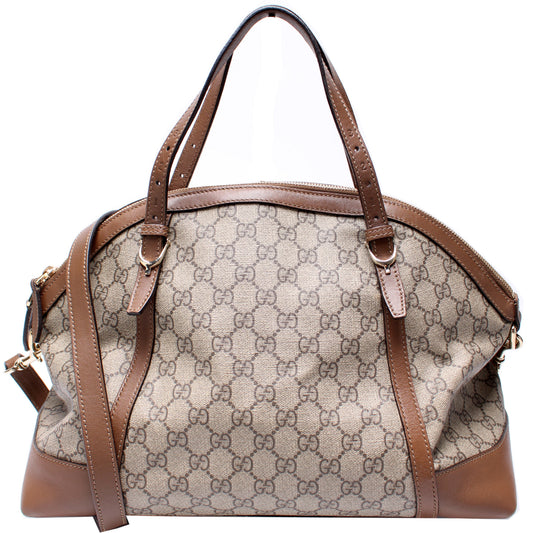 Gucci 309614 GG Supreme Medium Nice Dome Bag