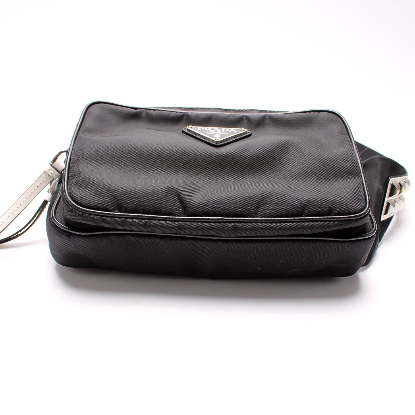 Prada Tessuto Nylon Studded Belt Bag