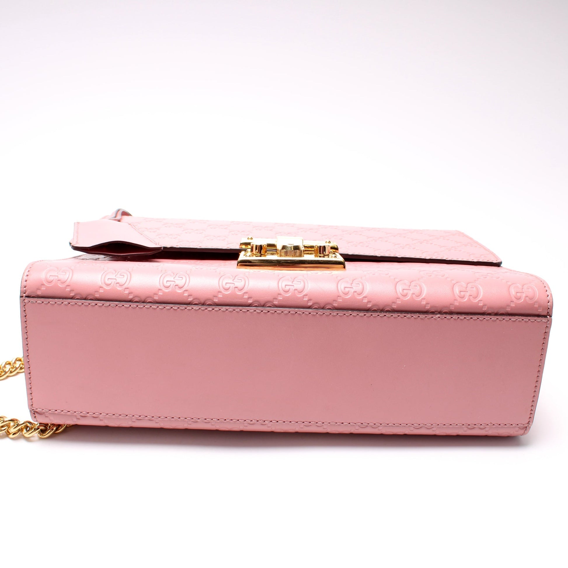 Gucci 409486 Padlock GG Leather Medium Bag