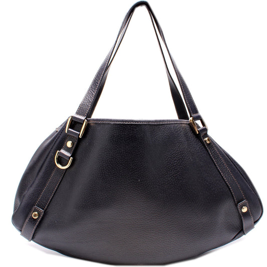 Gucci 130736 Abbey Leather Tote Medium Bag