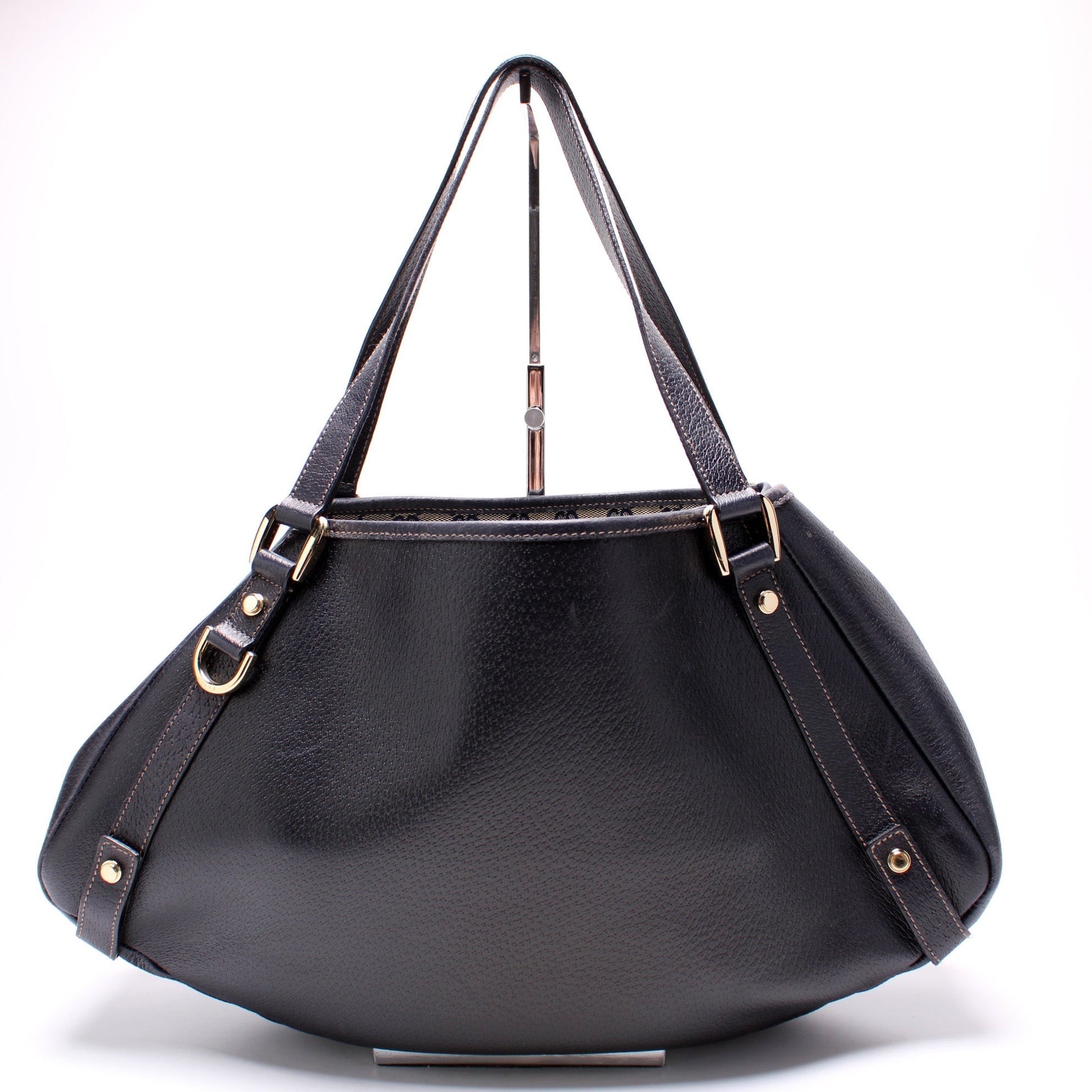 Gucci 130736 Abbey Leather Tote Medium Bag