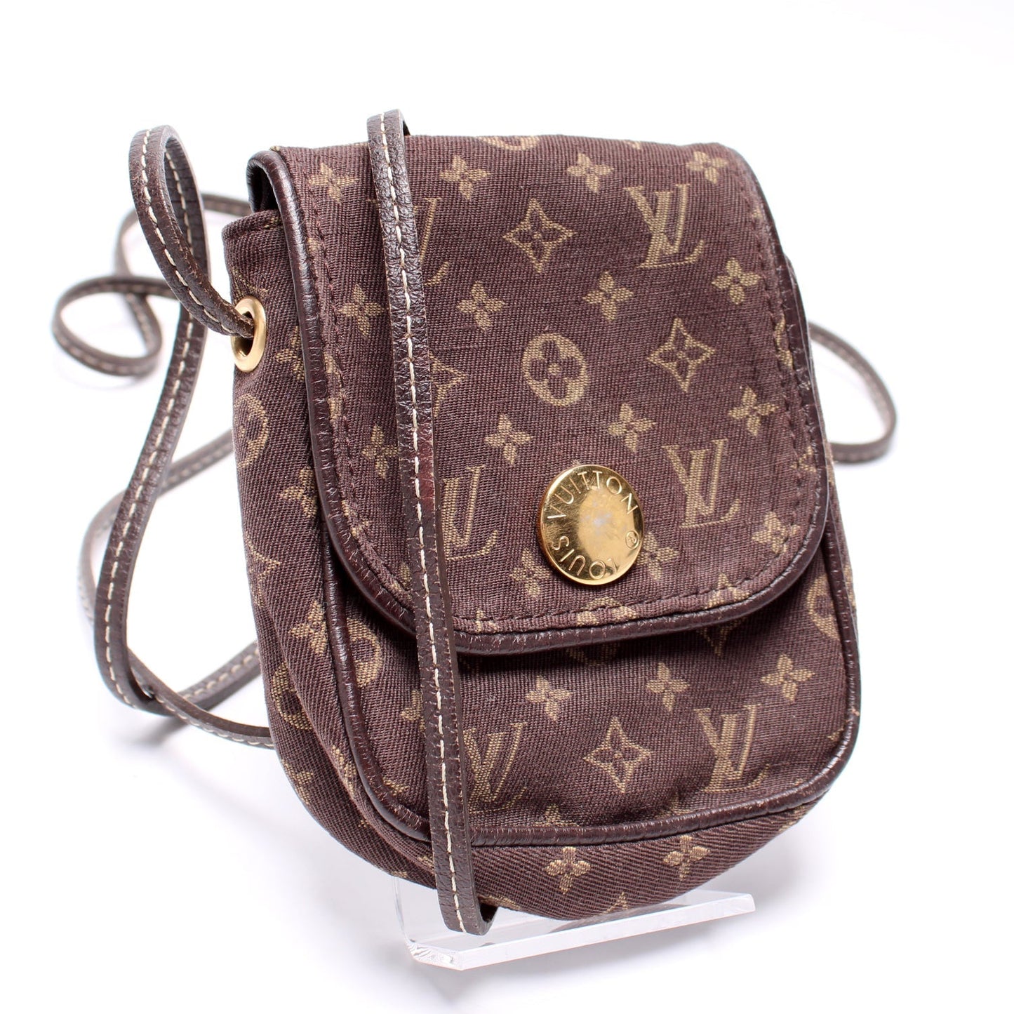  Louis Vuitton Mini Lin Pochette Cancun Crossbody