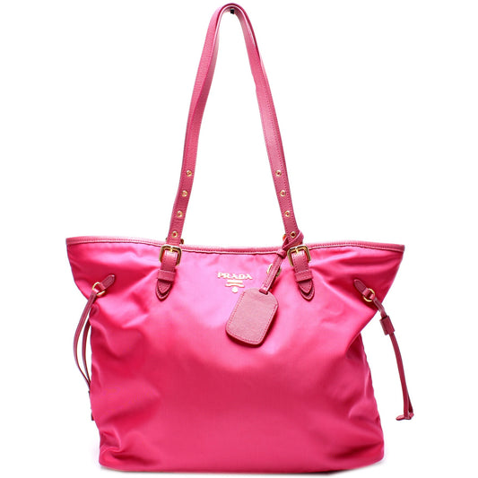 Prada Nylon/Saffiano Tote Bag