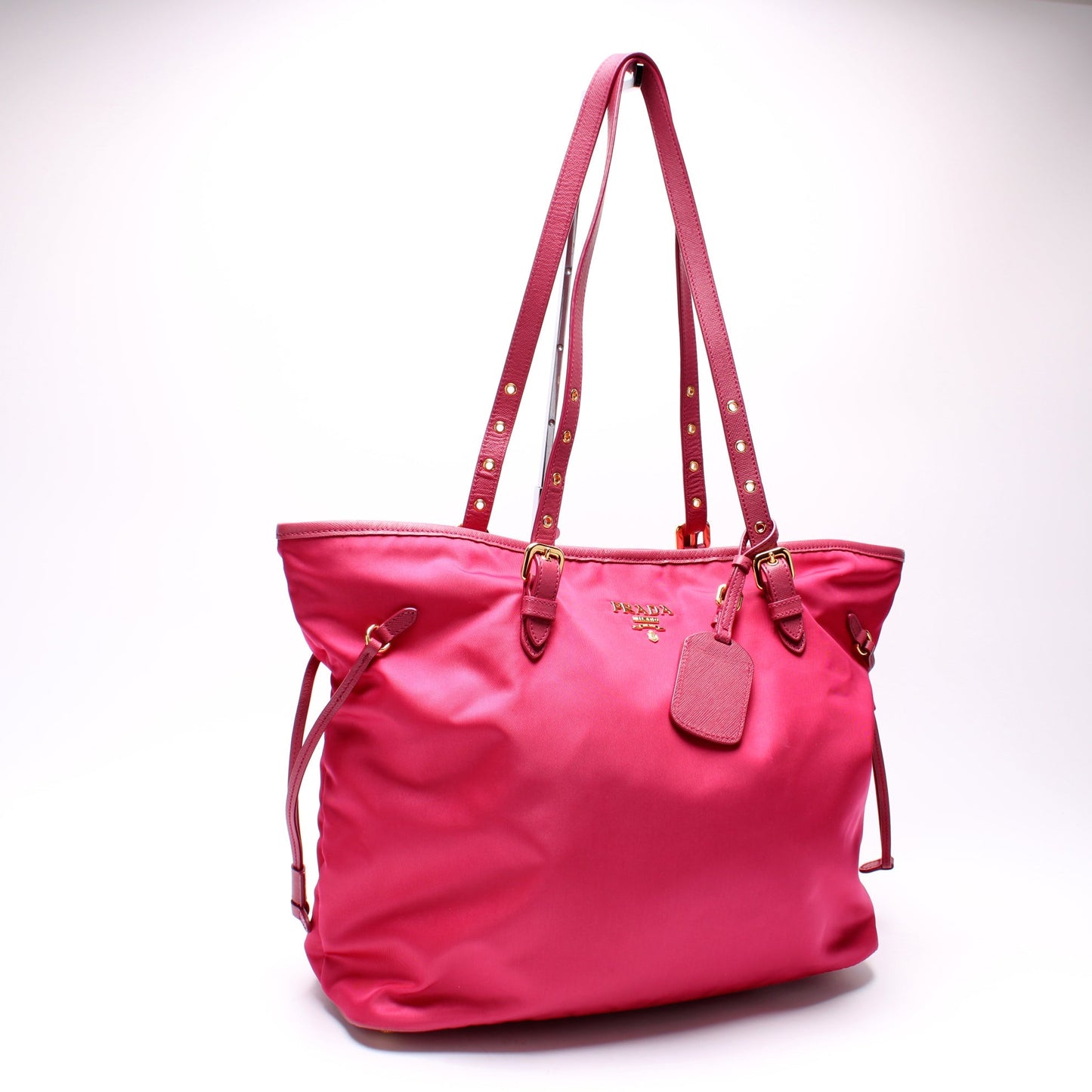 Prada Nylon/Saffiano Tote Bag