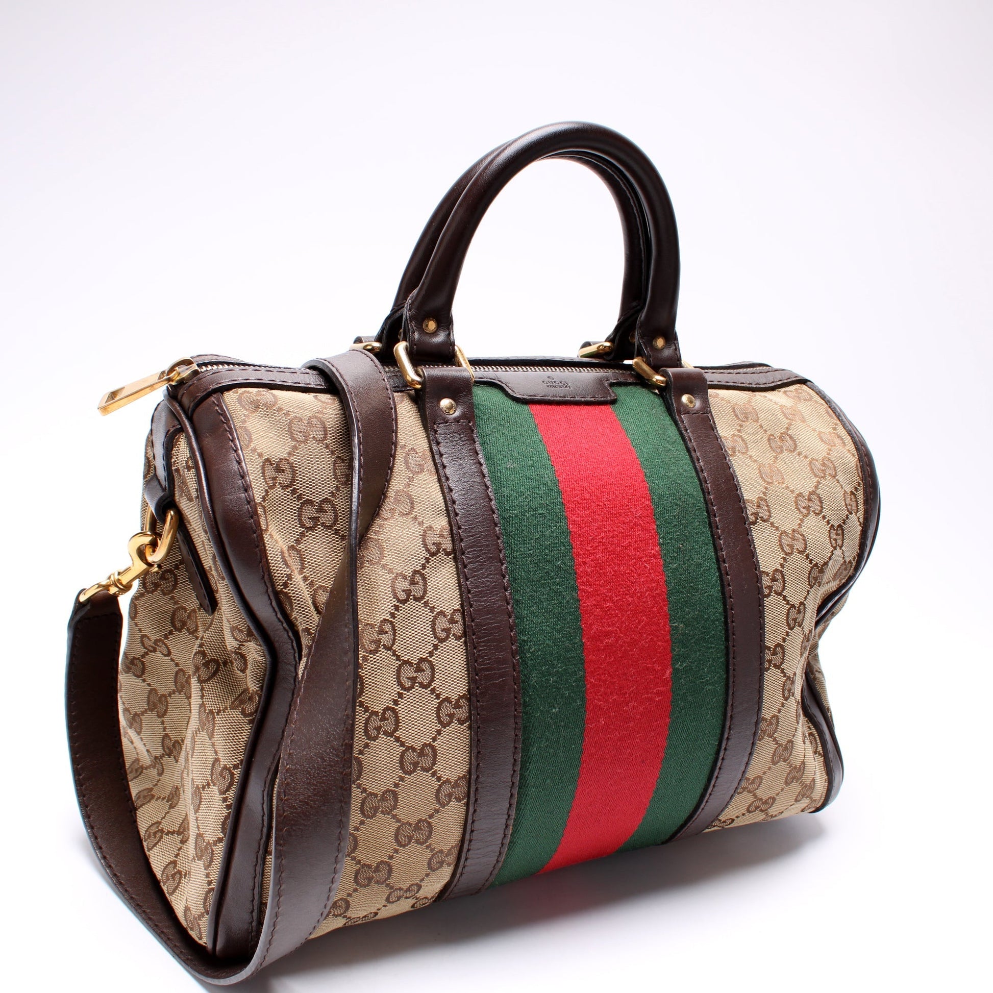 Gucci 247205 Boston Canvas Bag