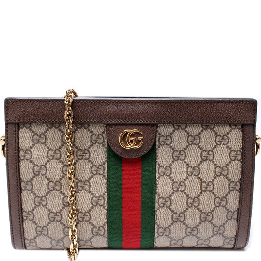 Gucci 503877 GG Supreme Ophidia Small Chain Bag