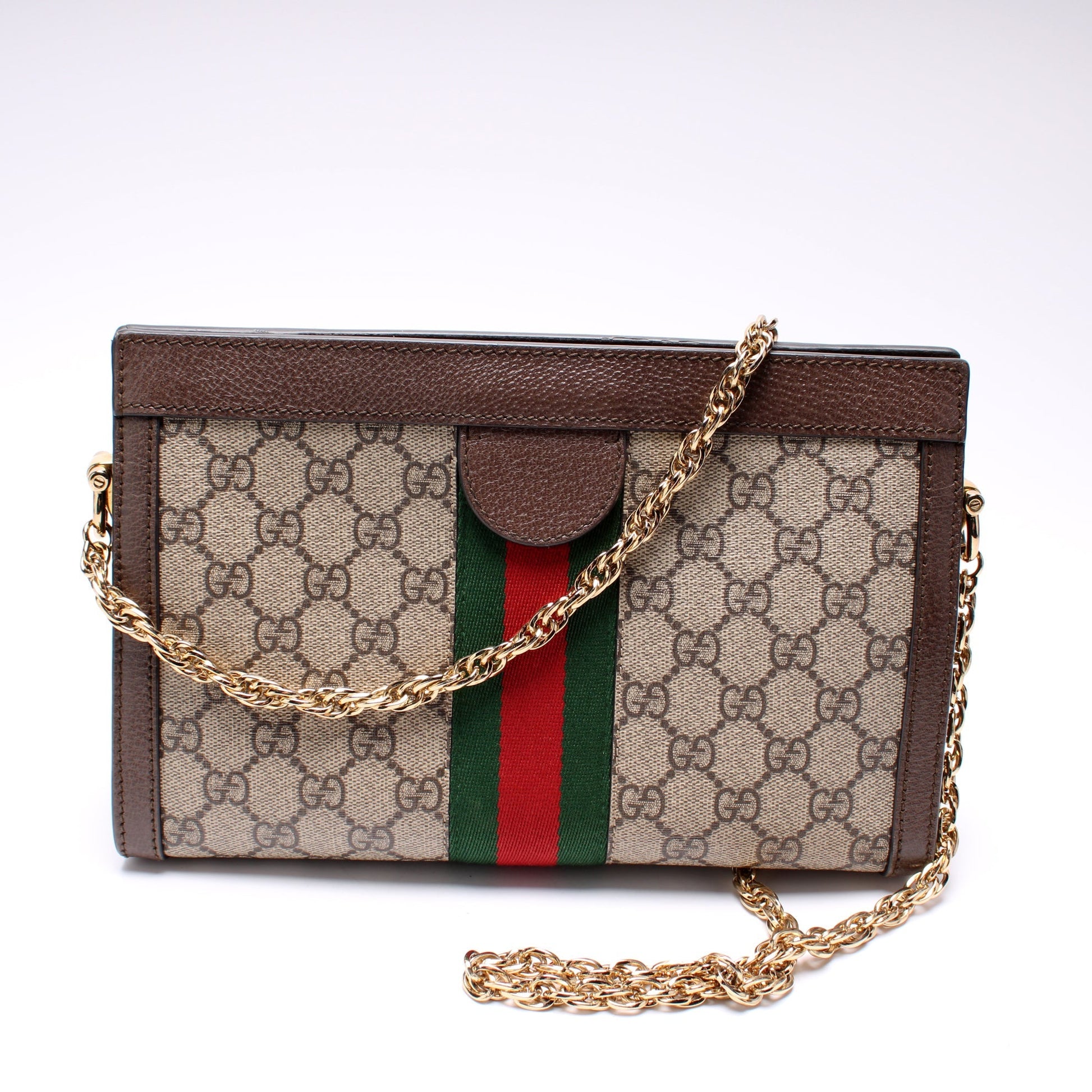 Gucci 503877 GG Supreme Ophidia Small Chain Bag