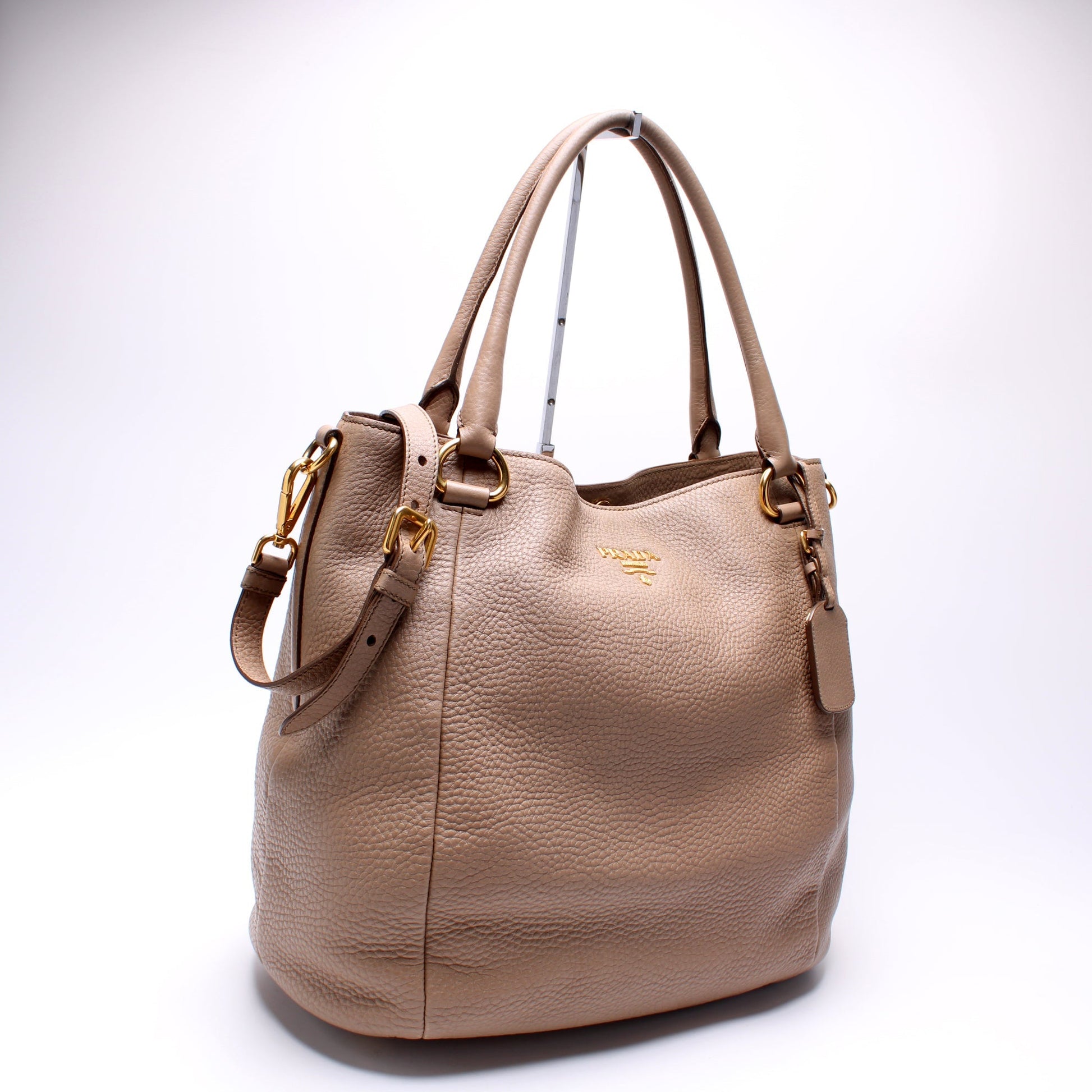 Prada BR4391 Vitello Daino Sacca 2 Manici Bag