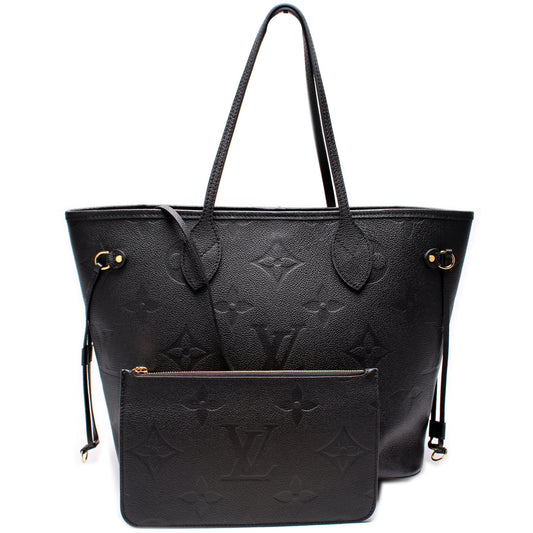 Louis Vuitton Neverfull MM W/ Wallet Emprinte