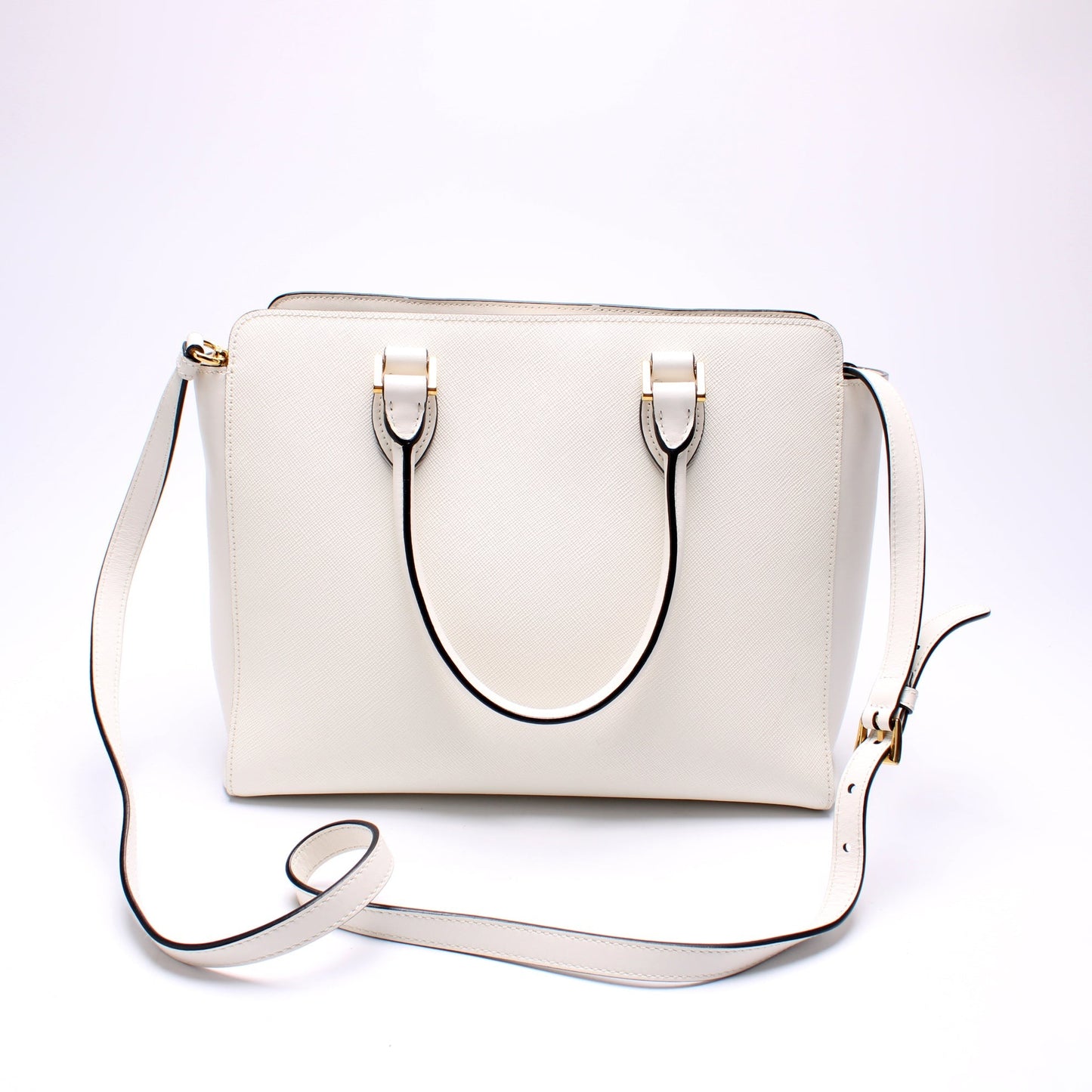 Prada Saffiano Calfskin Top Handle Bag