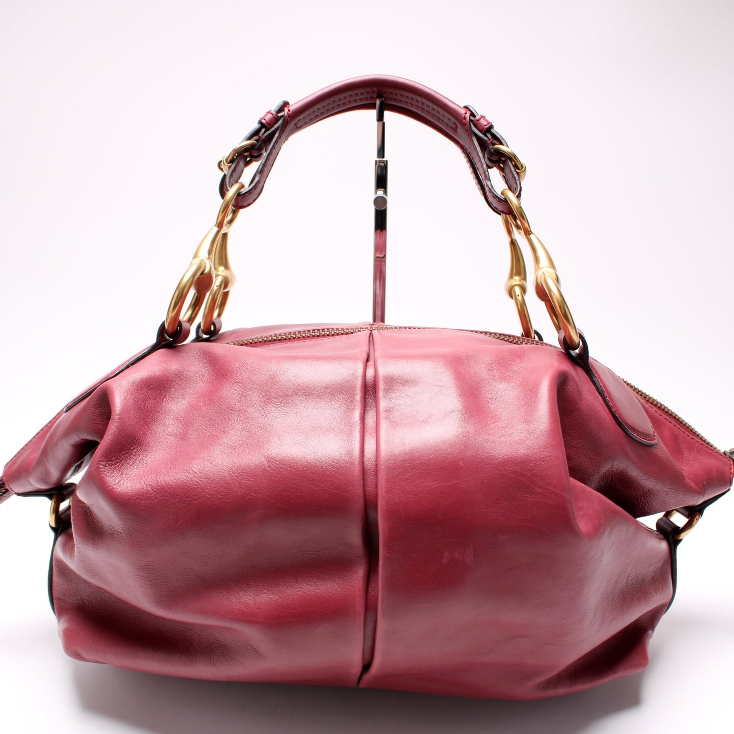 Gucci 309587 Icon Top Handle Soft Calfskin Bag