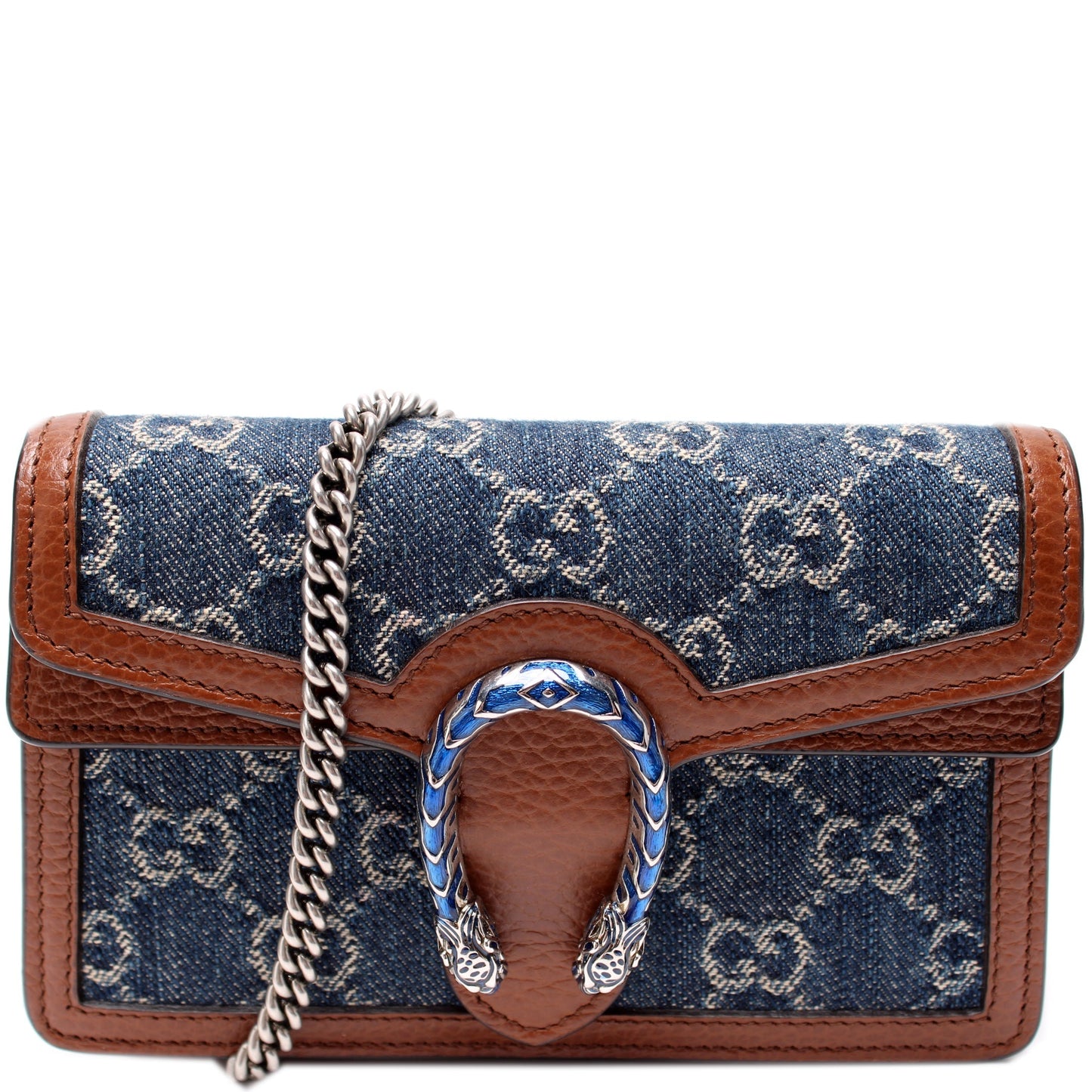 Gucci 476432 Dionysus GG Denim Supreme Mini Bag