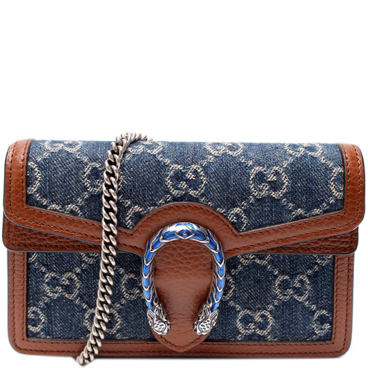 Gucci 476432 Dionysus GG Denim Supreme Mini Bag