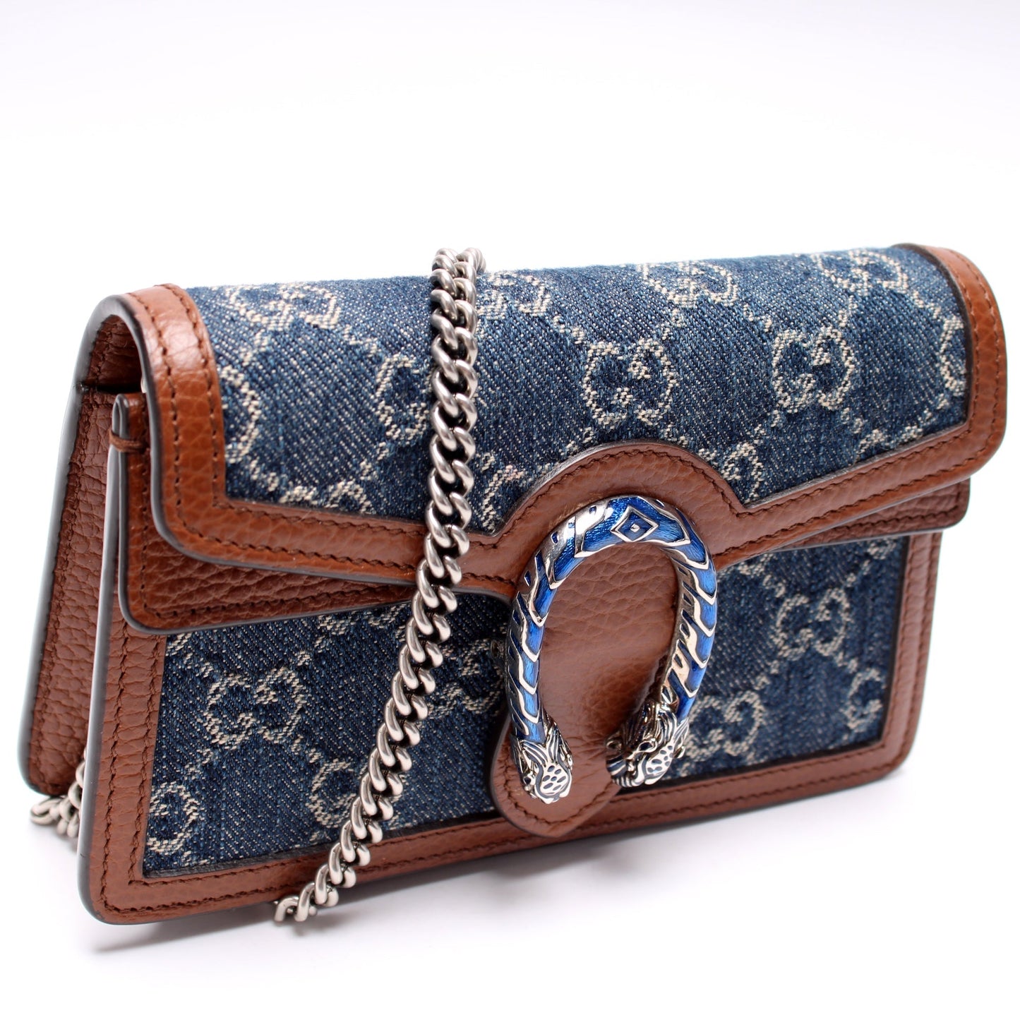 Gucci 476432 Dionysus GG Denim Supreme Mini Bag