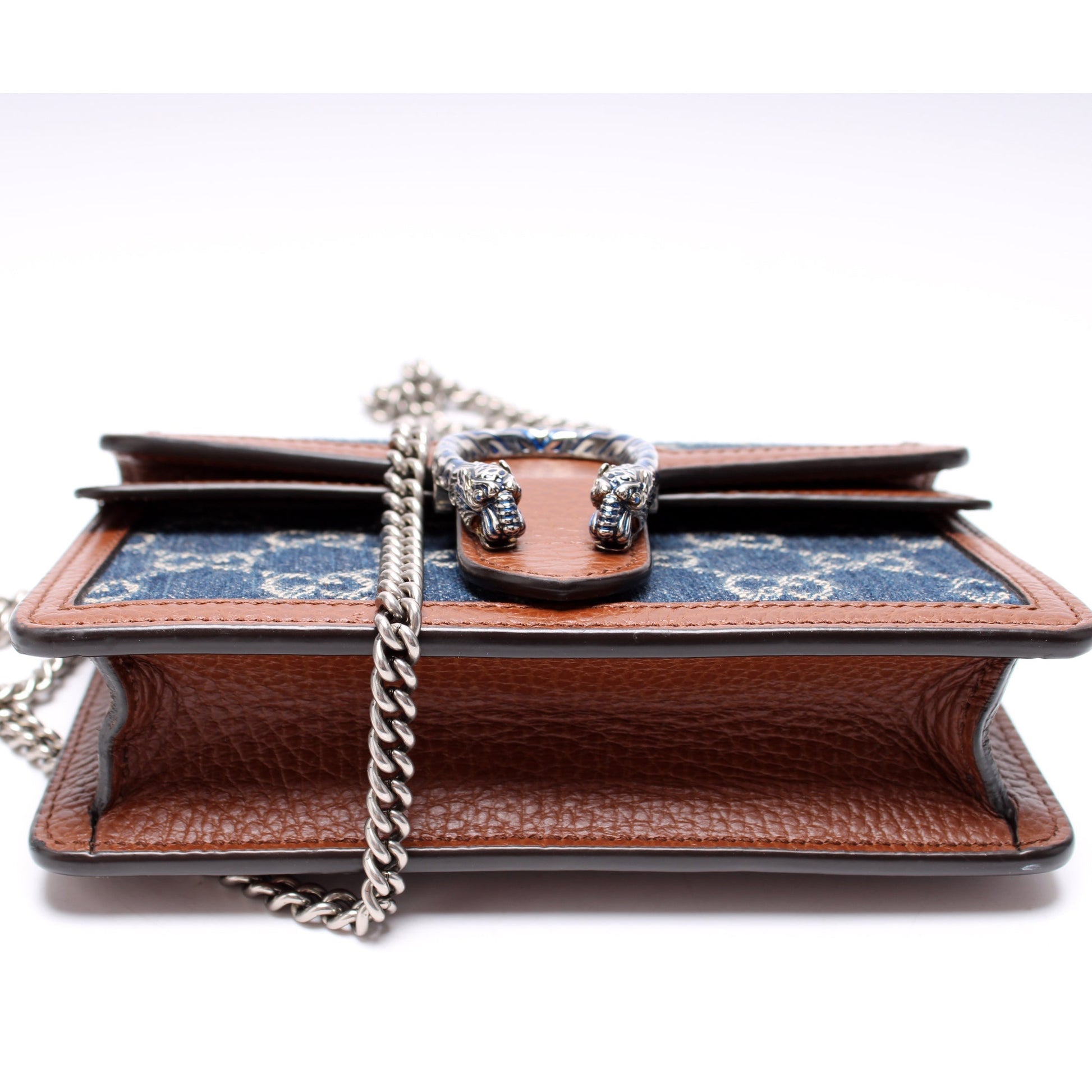 Gucci 476432 Dionysus GG Denim Supreme Mini Bag