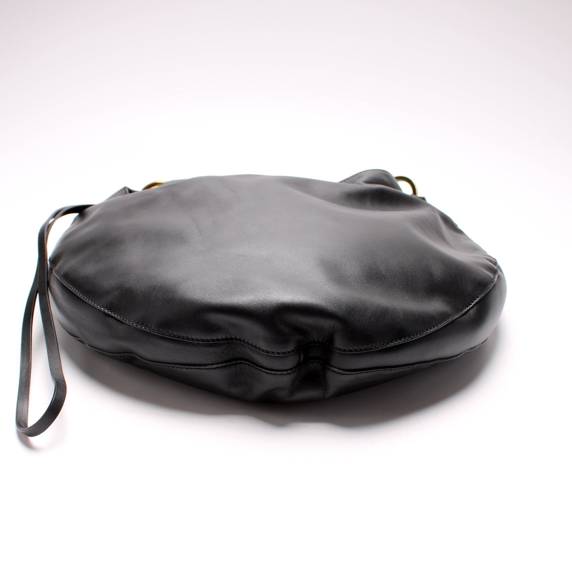 Gucci 95726 Lambskin Leather Moon Hobo Bag
