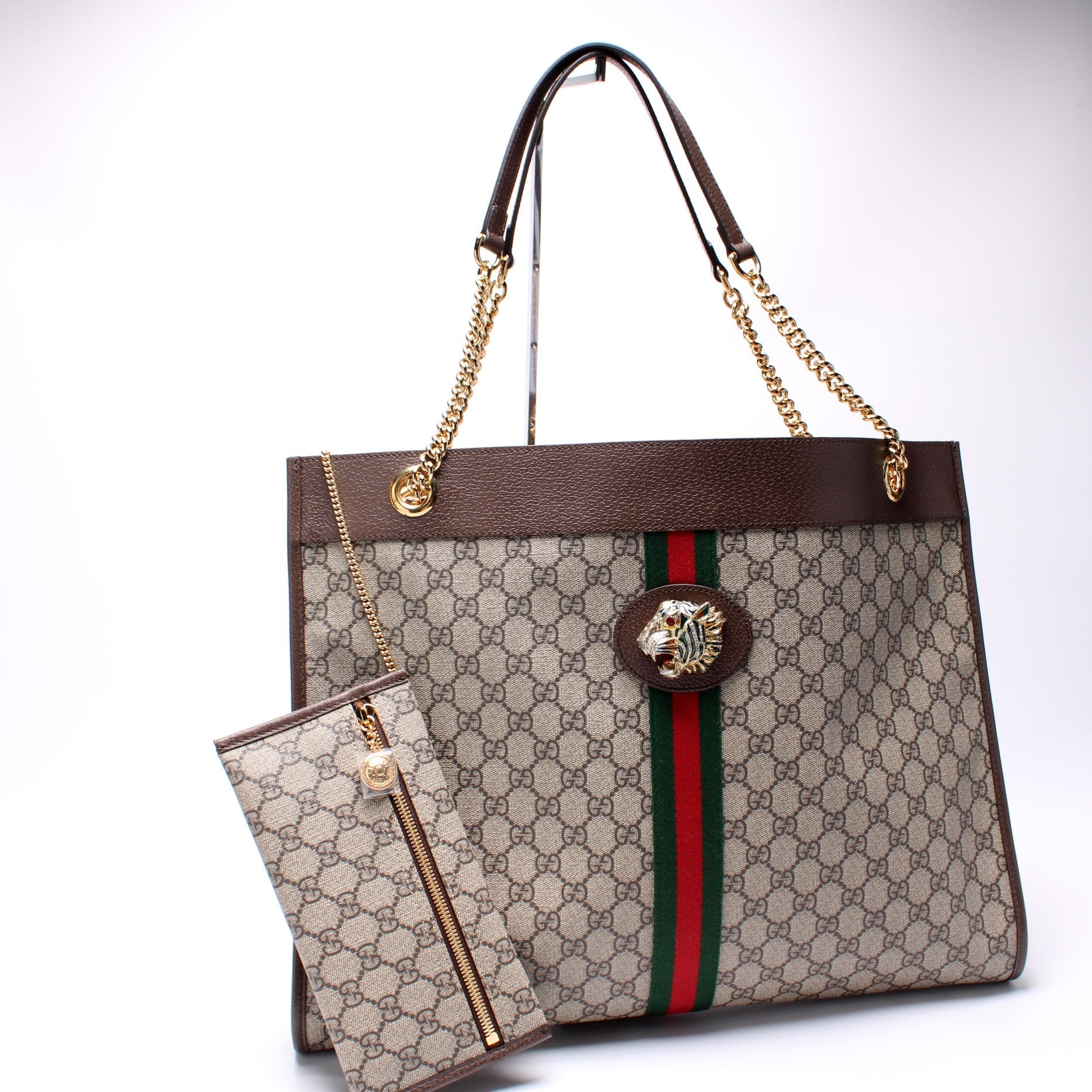 Gucci 537219 GG Supreme Rajah Tote Bag