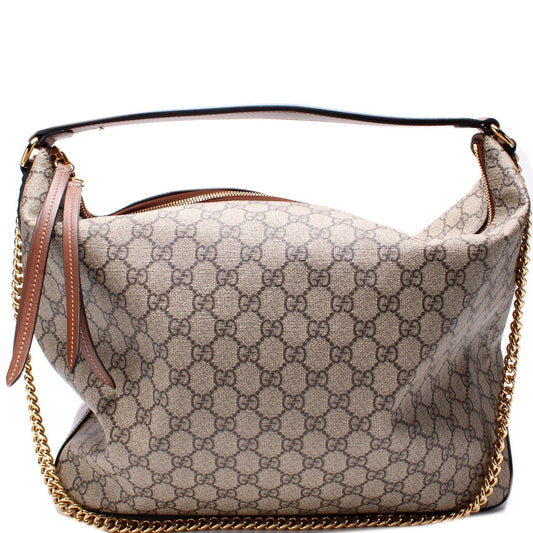 Gucci 477324 GG Supreme Hobo Bag